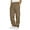 Brown, variant on Men's Heavyweight Velvet Cargo Sweatpants Baggy Drawstring Elastic Waist Sweat Pants Loose Fit Joggers Pocket White XXL