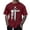 Wine, variant on Jesus Cross Shirt for Men Christian T Shirts for Men Christian Gifts Faith Graphic Tee