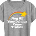 thumbnail image 3 of Instant Message - Delulus Come Trululu - Women's Short Sleeve Graphic T-Shirt, 3 of 6