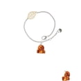 thumbnail image 2 of Delight Jewelry Resin Laughing Buddha - Goldtone Leaf Delicate Bracelet, 6.25+1.75", 2 of 4