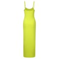 thumbnail image 3 of Women Casual Sleeveless Spaghetti Strap Cami Maxi Slip Dress, 3 of 7