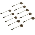 thumbnail image 2 of MRLESS Boutonniere Pin Corsage Wristlet 10pcs Flat Round Tray Lapel Pin Stick Brooch, 2 of 8