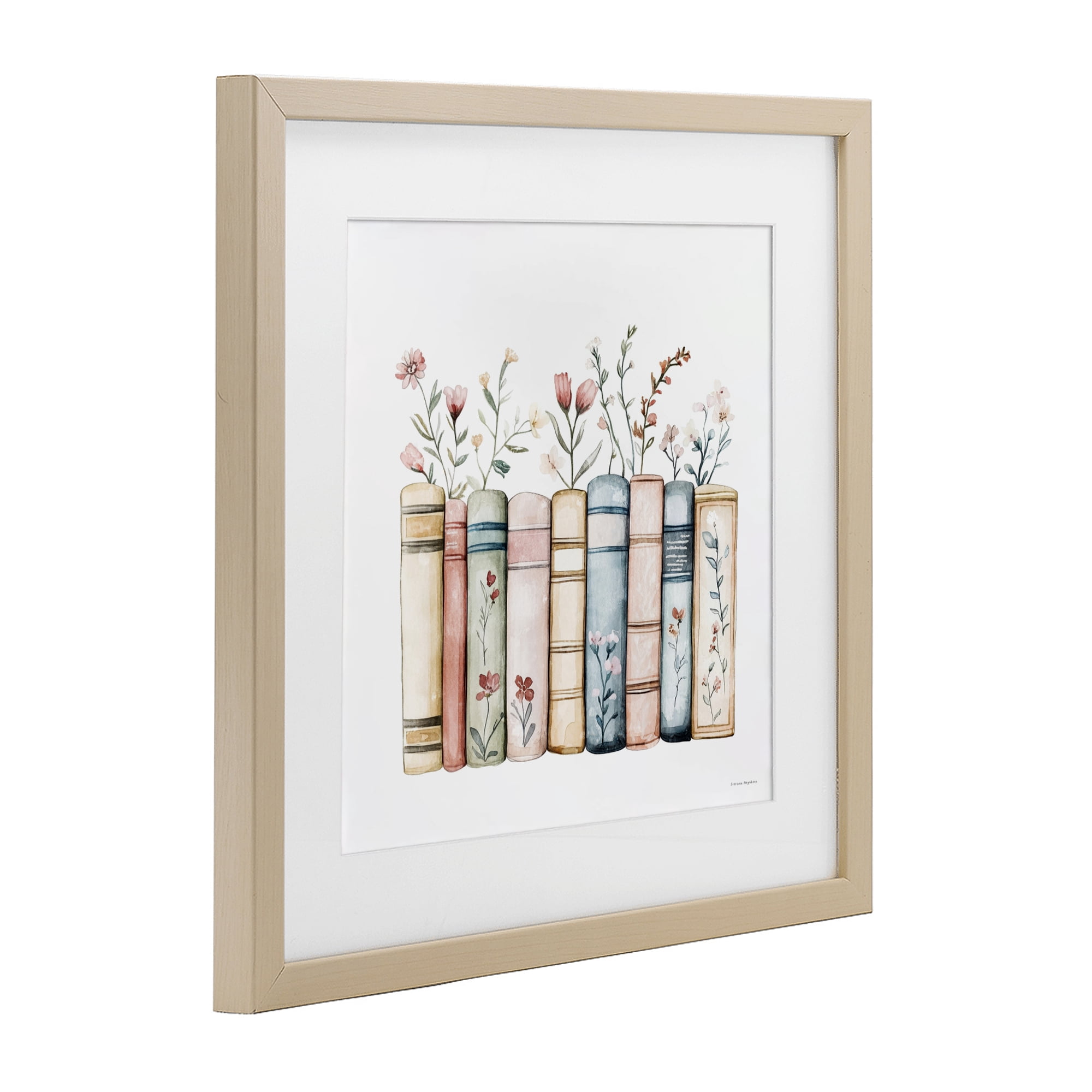 Stupell Industries Words That Blossom Birch Framed Print Under Glass, design by Svetlana Aleynikova