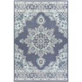 thumbnail image 3 of Hauteloom Ferron Hallway, Kitchen Patio Outdoor Runner Rug - Traditional - Navy, Pale Blue, Taupe - 2'5" x 11'10", 3 of 11