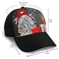 thumbnail image 2 of Naloa Traditional Scandinavian Dwarf Adult adjustable Print Baseball Hat, Patchwork curved brim baseball capfor Men and Women, One Size, 2 of 5