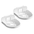 thumbnail image 4 of KAKOWELY 2pcs Wall Mount Storage Rack No Drilling Security Camera Holder Heavy Duty Bracket Speaker Rack,4.72"X3.74"X1.38", 4 of 5