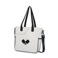 thumbnail image 1 of jinwen Sac de Pickleball Sac de Sport Extérieur Sac à Main Multifonctionnel Imperméable Élégant Blanc, 1 of 9