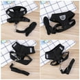 thumbnail image 3 of Mesh Harness with Vest Collars Chest Back Chest Strap Pet Supplies Breathable Adjustable Vest for Small Pets Puppies Cats Dogs （Size S Black), 3 of 8