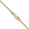 thumbnail image 4 of Collier Chaîne Torsadée en Or Jaune 14k 24 Pouces 1.45mm Pendentif Charme Maillon Rond, 4 of 9