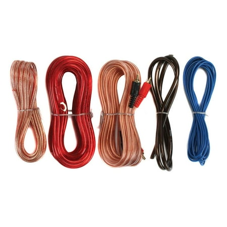 Soundstorm 8 Gauge Car Amplifier Amp Complete Kit Wiring ... walmart canada amp wiring kit 