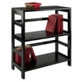 thumbnail image 2 of Winsome Leo 2-Section Wide Open Shelf, Espresso Finish, 2 of 9
