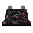 thumbnail image 6 of POLERO Colorful Spider Web Pattern Rear Seat Covers for SUV, 2 Piece Durable Car Rear Seat Protectors Easy to Install Machine Washable Car Back Seat Cover, 6 of 7