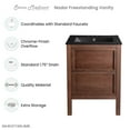 thumbnail image 5 of Swiss Madison Sm-Bv371-3 Nadar 24" Free Standing Single Basin Vanity Set - Brown Oak /, 5 of 7