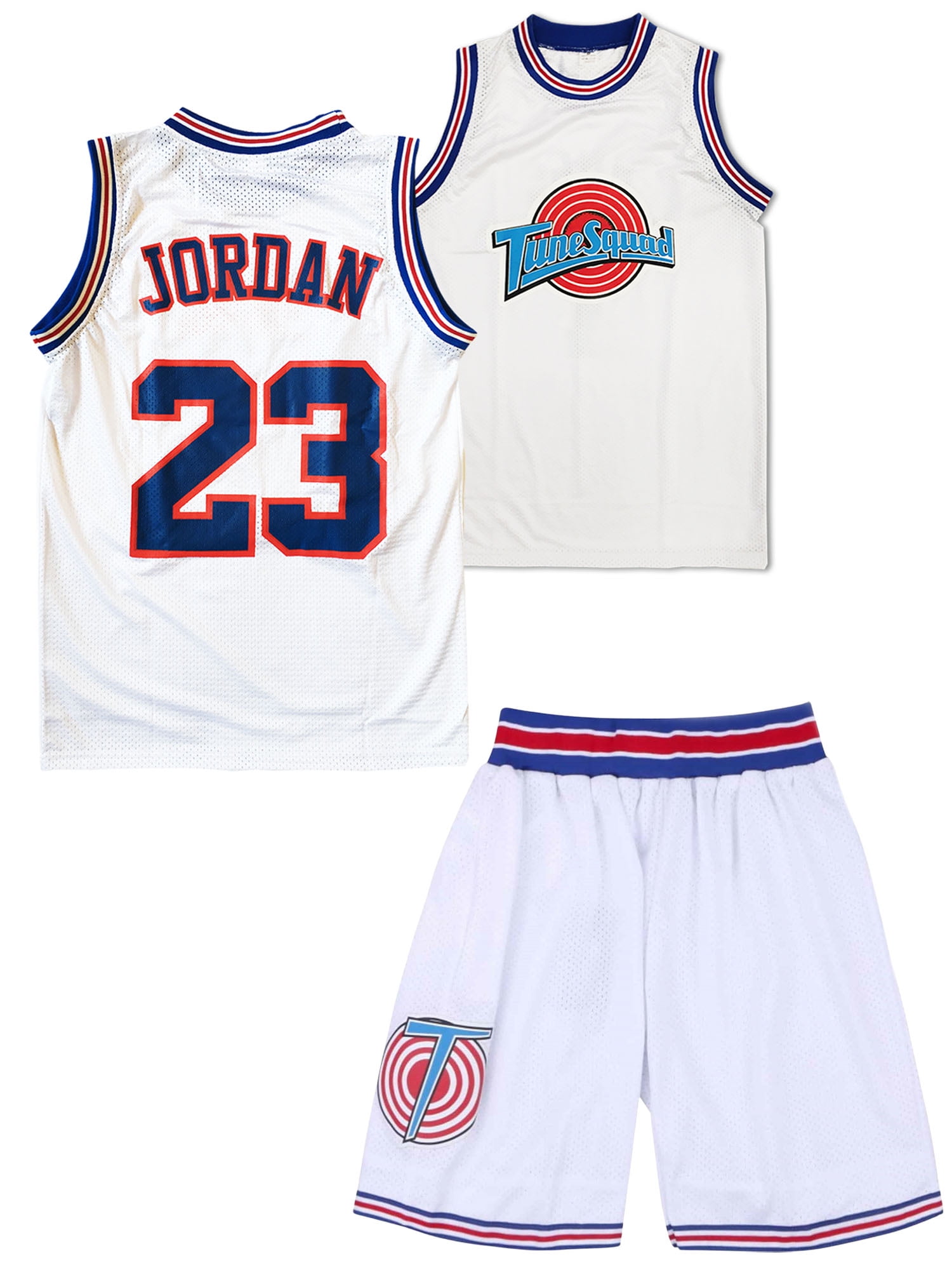 Michael Jordan Tune Squad Costume Jersey Shorts Space Jam
