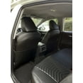 thumbnail image 3 of Lord AutoFashion Premium Custom Fit Seat Covers for Toyota Camry LE, SE, Hybrid SE, Hybrid LE 2018 2019 2020 2021 2022 2023 2024, Full Set, PU Leather.(Byron President Black/Beige), 3 of 5