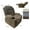 brown, variant on Manual Oversized Recliner Chairs w/Armrest, Backrest, 2 Cup Holders, Side Pocket,Lazy Boy Recliner Chair,Extra Wide Manual Recliner,Soft Rocking Sofa Chair