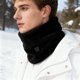 thumbnail image 4 of Bufanda de forro polar calefactable portátil, 3 ajustes de temperatura, alimentación por USB, calentamiento rápido, plegable, para ciclismo y senderismo de invierno al aire libre, 4 estilos, 4 of 4