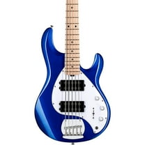 Sterling by Music Man StingRay Ray5HH Maple Fingerboard 5-String Electric Bass Guitar, Cobra Blue