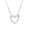 thumbnail image 2 of Openpig Heart Choker Necklace, Dainty Cute Initial Heart Pendant Necklace, Valentine's Day Heart Necklaces for Women, 2 of 2