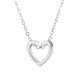 thumbnail image 2 of Fiudx Liquidación de ahorros de verano Collar tonos en forma de corazón de melocotón para pareja, regalo de joyería para el día de San Valentín, 2 of 2