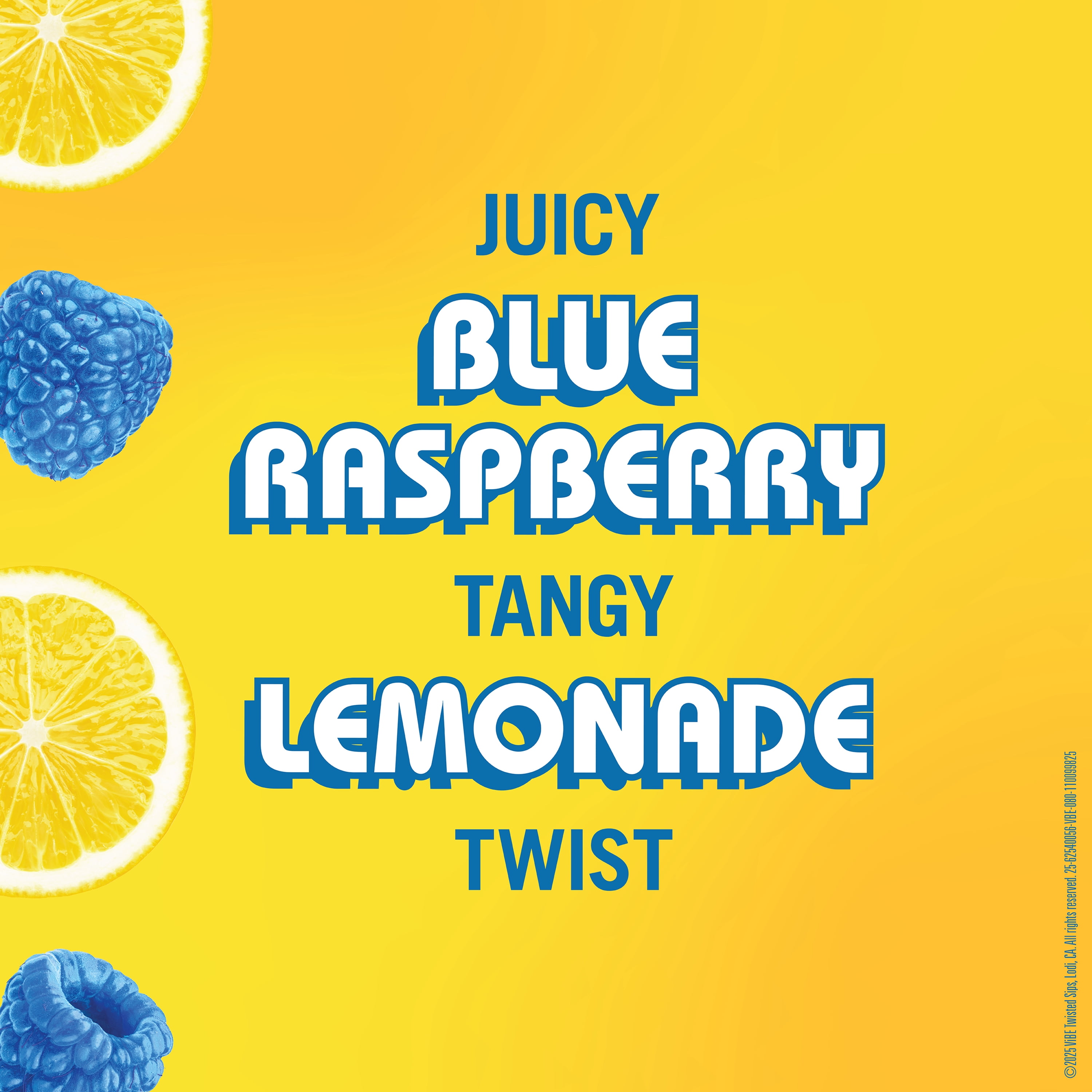 ViBE Twisted Sips Blue Raspberry Lemonade, 500mL Box, 12% ABV