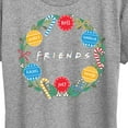 thumbnail image 3 of Friends - Wreath - Women's Short Sleeve Graphic T-Shirt, 3 of 5