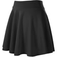 thumbnail image 3 of Women's Basic Flared Casual Mini Skate Skirt Versatile Stretchy, 3 of 4