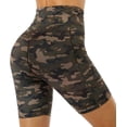 thumbnail image 4 of Alove Women's Yoga Short Leg High Waist Tummy Control Athletic Running Pants, 4 of 5