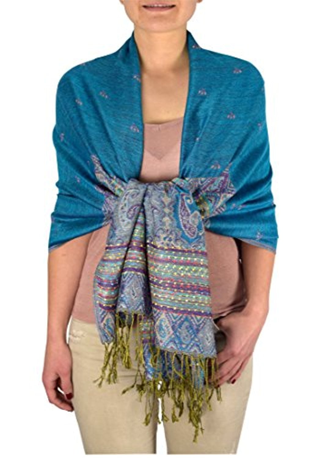 12 scarves fashionable shawl retro butterfly paisley pashmina shawls US SELLER 