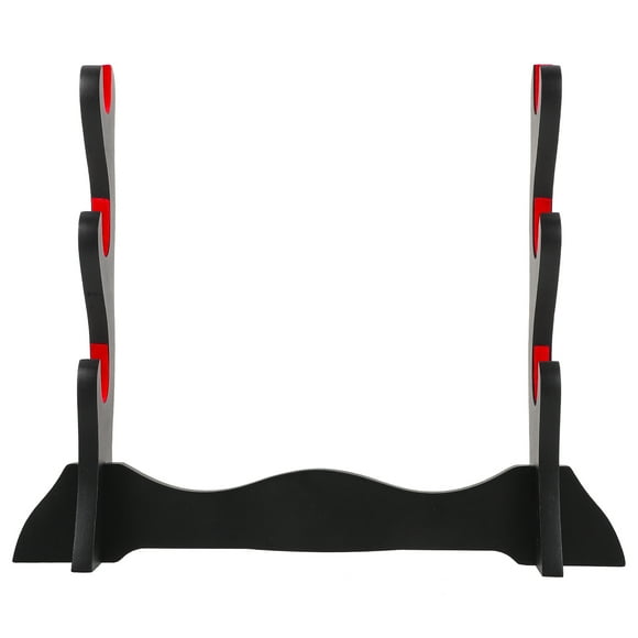 Swords Rack 3-layer Wooden Swords Stand Swords Display Stand Home Swords Holder
