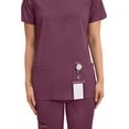thumbnail image 3 of Cherokee Workwear Revolution Scrubs Top For Women V-Neck WW620, 3 of 9