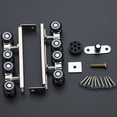 thumbnail image 4 of 1 par/set 4/5 pulgadas puerta corredera de madera rueda colgante puerta corredera pista polea Hardware puerta colgante 8 rondas NikouMX  herramienta, 4 of 8