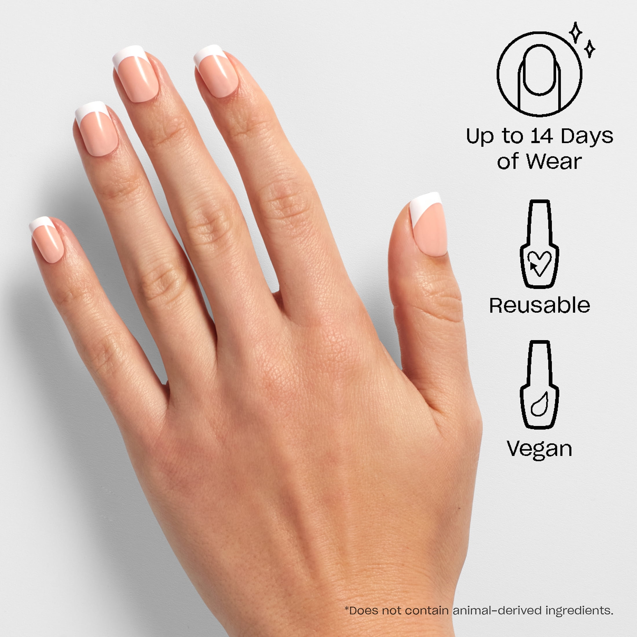 OPI On Point Instant Press On Nails, Fluent In French, False Nails, 24 Pieces
