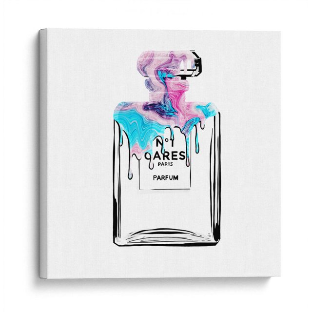 Cuadro decorativo - No 1 Cares Marble, David Aste 100x100 Canvas Lab Ilustraciones