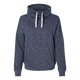 thumbnail image 1 of Sudadera con cuello desbocado de forro polar Melange para mujer de J America M NAVY J América 8673, 1 of 1