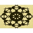 thumbnail image 1 of Ahgly Company Machine Washable Indoor Rectangle Transitional Bakers Brown Area Rugs, 4' x 6', 1 of 7