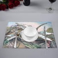 thumbnail image 2 of MKHERT Watercolor Dragonfly Swarm Painting Placemats Table Mats for Dining Room Kitchen Table Decoration 12x18 inch,Set of 6, 2 of 4