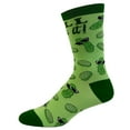 thumbnail image 5 of Youth Dill With It Socks Funny Pickles Deal With It Funny Vegetables Graphic Novelty Footwear, 5 of 8