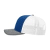 Royal / White / Heather Grey