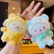 thumbnail image 2 of 6 llaveros de peluche Kawaii de 13 cm, regalo de muñeco de peluche de anime súper lindo, suave Kromi canela My Melo Kitty Pompom, juguete de peluche, perfecto llavero con tema de dibujos animados, ac, 2 of 5