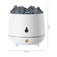 thumbnail image 2 of Portable Small Cool Mist Humidifier - USB Desktop Humidifier -White, 2 of 6