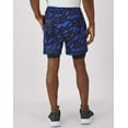 thumbnail image 5 of Hanes Moves Men's 2-in-1 Gym Shorts, 5" Inseam Deep Royal Hype Camo/Black L, 5 of 9