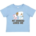 thumbnail image 3 of Inktastic My Grandad Loves Me Granddaughter Puppy Girls Girls Baby T-Shirt, 3 of 5