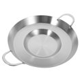 thumbnail image 6 of CRILSTYLEO Multi-Purpose Plated Stainless Steel Frying Pan for Kitchen Cooking and Outdoor BBQ Use, 6 of 7