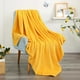 thumbnail image 4 of Manta Suave y Cálida Color Amarillo Navideño para Siesta | Ideal para Sofá Cama, Camping y Festivales | 130 X 100 Cm | 1 Unidad | Poliéster | 300 G, 4 of 7