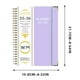 thumbnail image 2 of 2025-2026 Inglés Horario A5 Libro del Plan | Cuaderno Planner de encuadernación de doble bobina | Organizador de Calendario Mensual con Divisores | Bolsillo interior | Para Estudiantes, 2 of 7