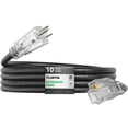 thumbnail image 1 of Cable de extensión para exteriores PLUGTUL, 10 pies, calibre 12, 15 A, 1875 W, negro, 1 of 8