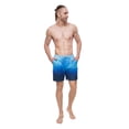 thumbnail image 3 of Rokka&Rolla Men's 7'' Tie Dye Swim Shorts with Compression Liner, 3 of 13