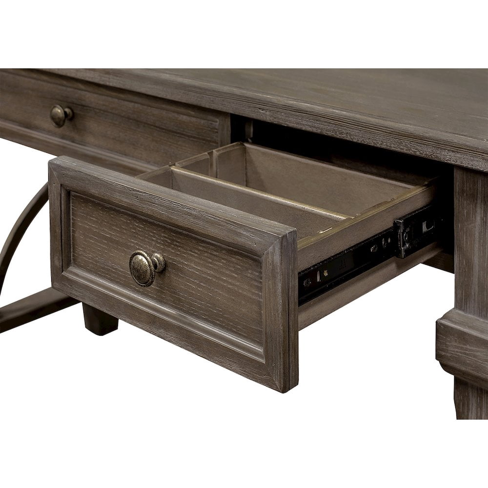 Wood Writing Desk Writing Table Office Desk Gray
