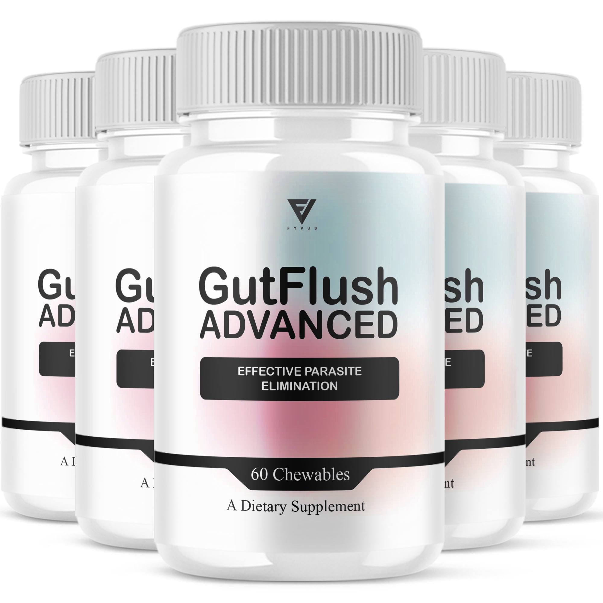 (5 Pack) Gut Flush Premium Probiotic Supplement, GutFlush Pills (300 Tablets)